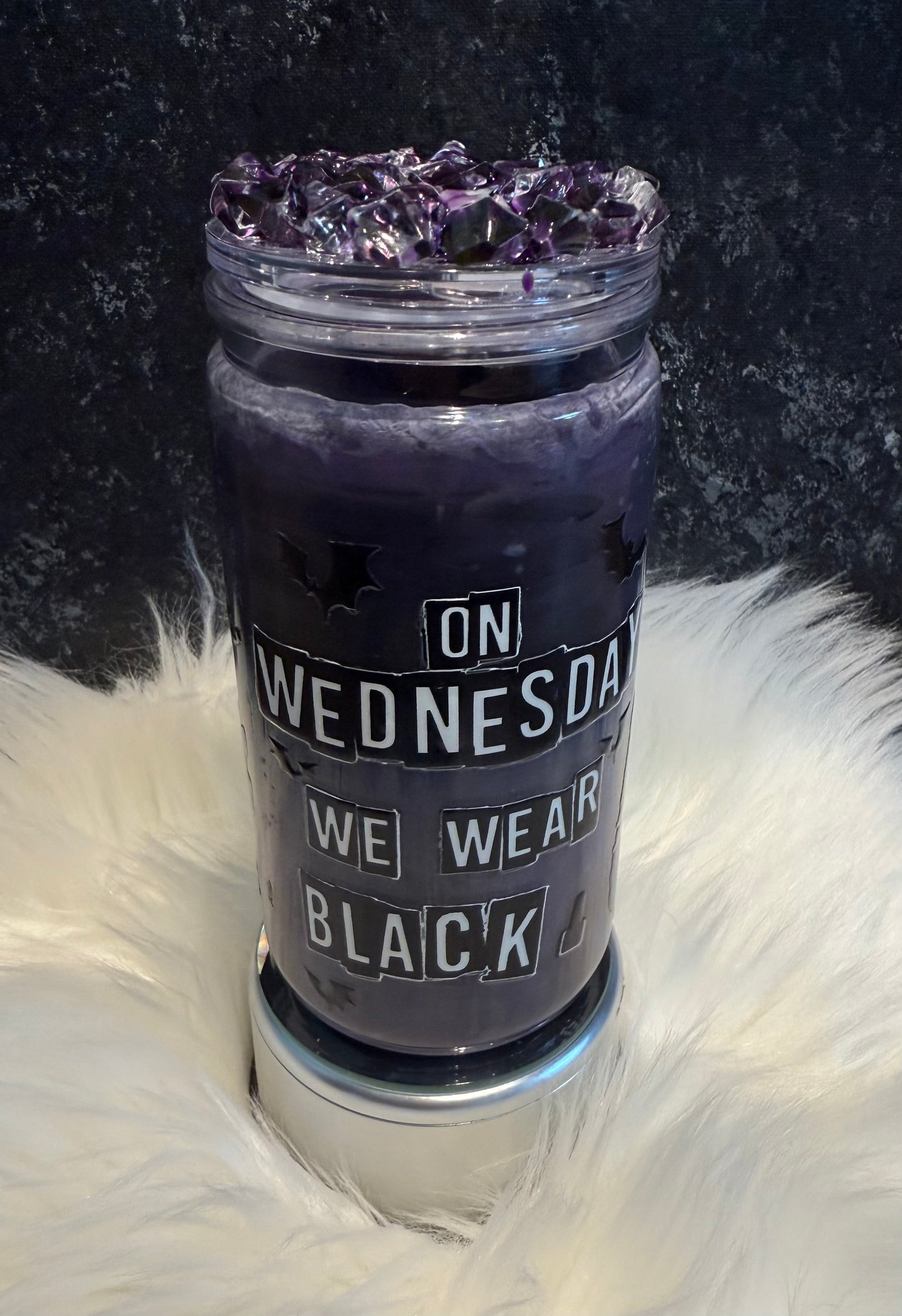 Wednesday themed 16 oz cup