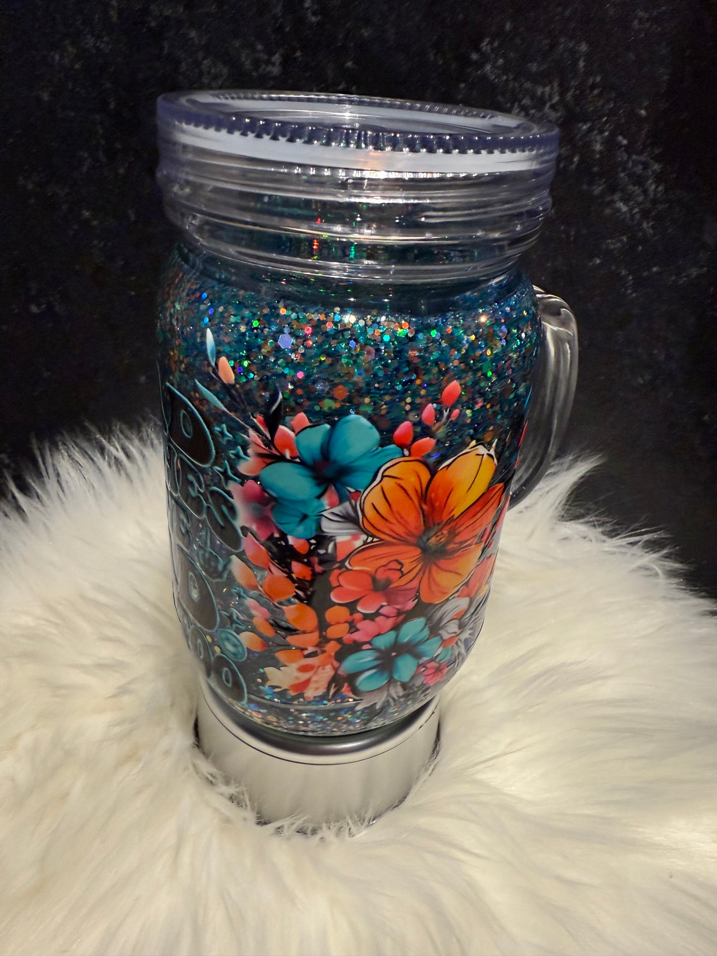 Baddie Energy 20 oz snow globe mug