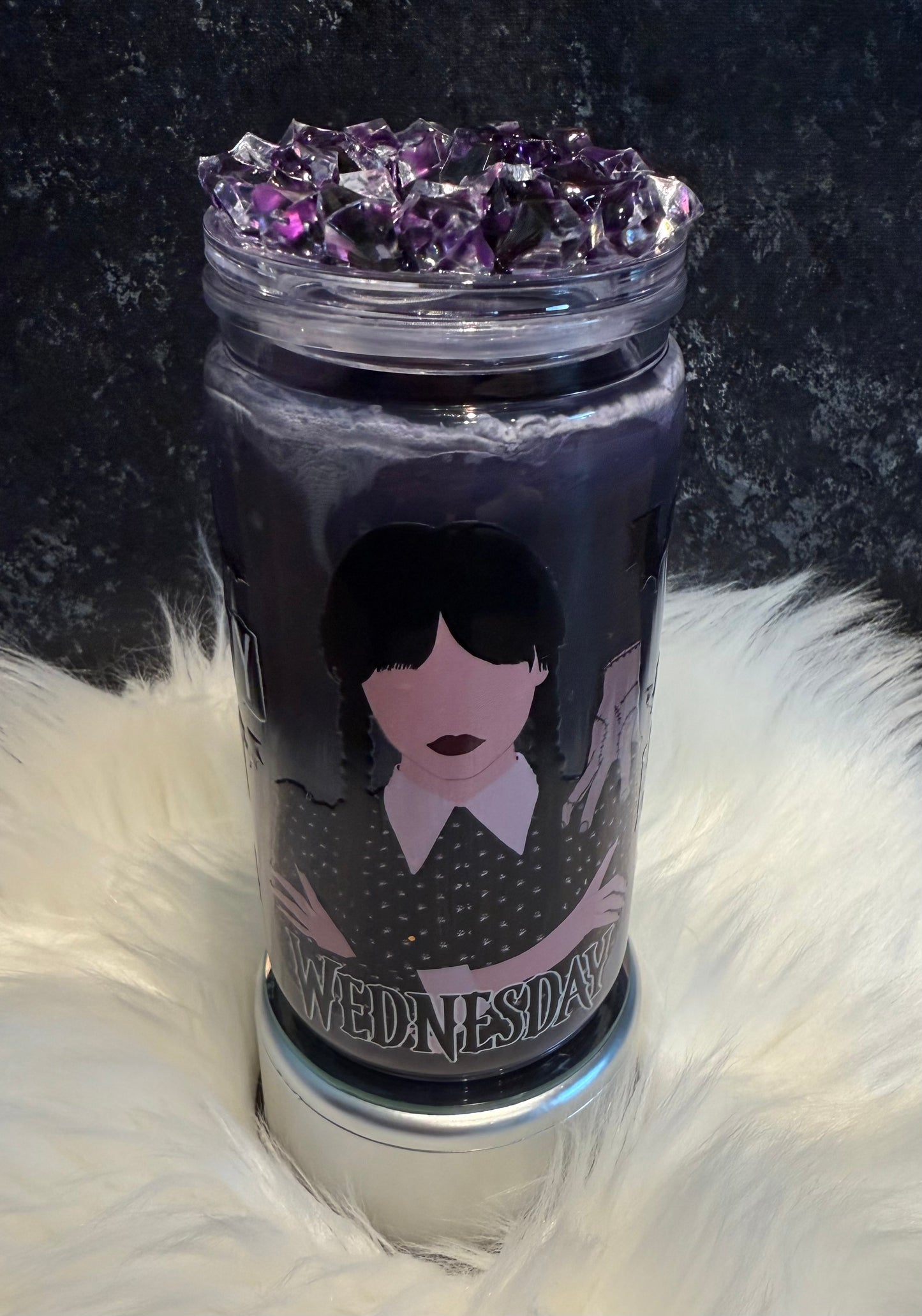 Wednesday themed 16 oz cup