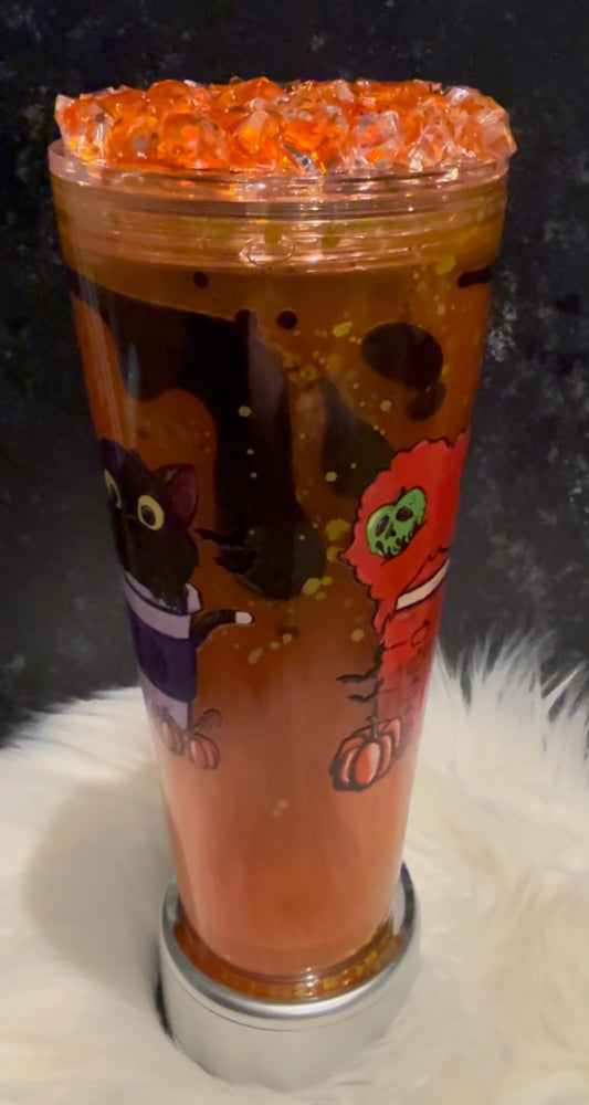 Hocus Pocus Halloween themed dual lava cup