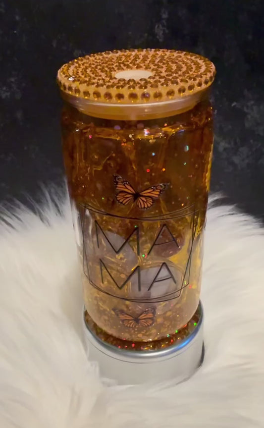 Mama 16 oz honey drip cup